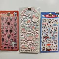 ★サンリオ　★キティ　★キキララ　★立体シール　★ぷっくりシール