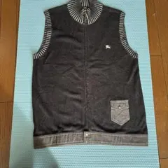 Burberry ダークグレー ニットベスト