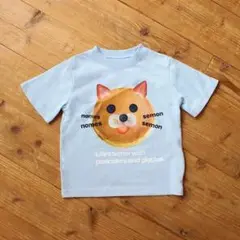 【新品】セモンアパートメント　パンケーキTシャツ　サックス　100