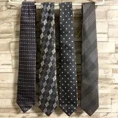 BRICK HOUSE メンズ ネクタイ 4本セット