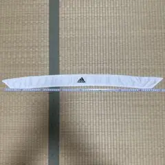 adidas テニスヘッドバンド ホワイト 約80cm