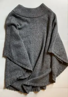 mino ポンチョ tate タテ アルパカ カーディガン サイフク 赤レンガ