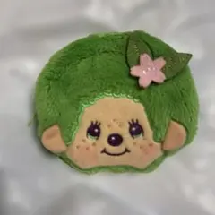 モンチッチくん　がま口　和柄　まっちゃ