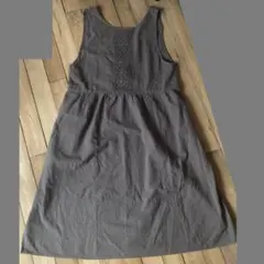 ジャンパースカート ロングワンピース