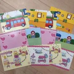 ダイソー サンリオ シールあそび シール帳 リカちゃん 動物 シール台紙