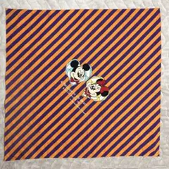 ディズニー ミッキーミニー　大判クロス　約76×79 ニッセキレーサー100