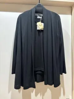 コトコト　とろみアンサンブル　着やすいシャツ＆カーディガン　ブラック　ほぼ新品