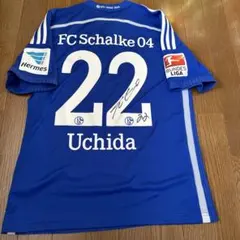 内田篤人 直筆サイン入り シャルケ04 ユニフォーム 背番号22 - メルカリ