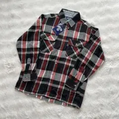 【新品】チェックシャツ　140 ネルシャツ