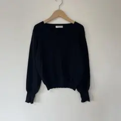 ［Healthy karen］ブラックトップス(M)/モノトーン シンプル