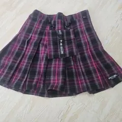 チェック柄プリーツスカート 　150サイズ