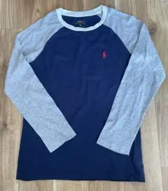 POLO Ralph Lauren 長袖カットソー M ネイビー/グレー150