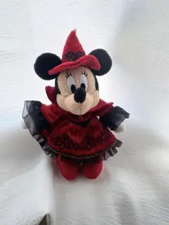 HELLOWEEN 2011 ミニーマウス ぬいぐるみバッジ　ハロウィン