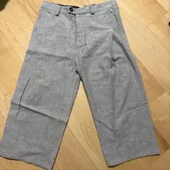 aéthéré グレー ワイドパンツ