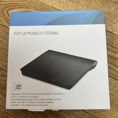 外付けDVDドライブ 黒色 Pop-up Mobile External