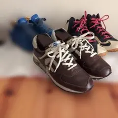 【訳アリ】ジャンクスニーカー３足セット　26㎝前後　①