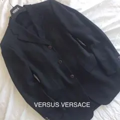 ☆美品 VERSUS VERSACE ヴェルサス ロングスーツ 濃グレー48☆
