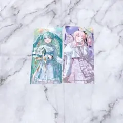 プロセカ アニメイト特典 クリアしおり 初音ミク 暁山瑞希 感謝祭