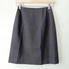 美品◎iCB（7）タイトスカート 台形 ブラック系 無地
