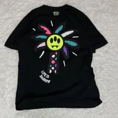 【極美品/イタリア製】BARROW パームツリー Tシャツ ブラック L