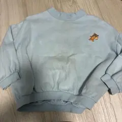 水色 クロップドトレーナー