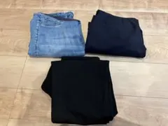 UNIQLO スマートアンクルマタニティパンツ２枚、マタニティデニム　H&M