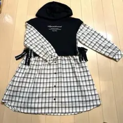 メゾピアノJr 150【極美品】ドッキングワンピ