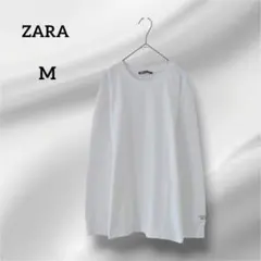 ZARAザラ 長袖カットソー　ホワイト　Mのサムネイル