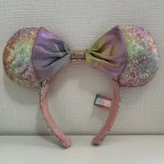 ミニー　耳カチューシャ グラデーションカラー　ディズニー　美品