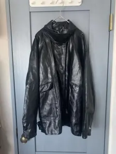 ZARAブラックエコレザージャケットs-m ザラコート24年
