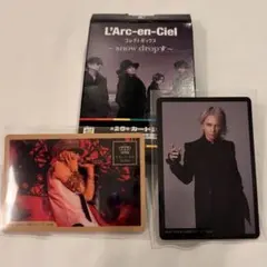 L'Arc～en～Ciel コレクトボックス snow dropす hyde3枚 - メルカリ
