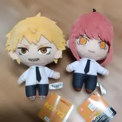チェンソーマン ぬいぐるみ マキマ　デンジ ト フリュー タグ付き