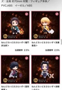 D賞　ねんどろいどさぷらいず　アニプレックスくじ　鬼滅の刃　無限城 コンプ