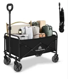 新品・未使用！！折りたたみアウトドアワゴン 黒 Amazon | 武田コーポレーション 【アウトドア・折りたたみ・大