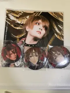 ダウトグッズ　直人　ボイスキーホルダー　缶バッジ　マルチクロス