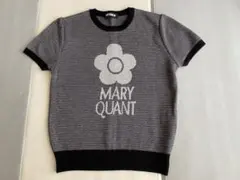 【MARY QUANT】半袖ニットセーター