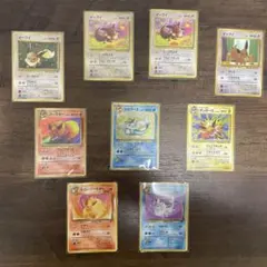 旧裏　キラ5枚　シャワーズ　サンダース　ブースター 旧裏 キラ5枚 シャワーズ サンダース ブースター 全ホロ