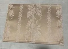 ゴールド 花柄刺繍 ランチョンマット