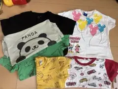 Disney ミッキー ミニー Tシャツ アニマル 柄 はたらく車 夏物 パンダのサムネイル
