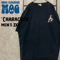 90s《US古着》ルーニー タズマニアンデビル 刺繍 Tシャツ メンズ3XL