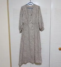 SENSE OF PLACE 花柄ロングワンピース フリーサイズ　F75