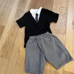 フォーマルシャツとショートパンツセット 95