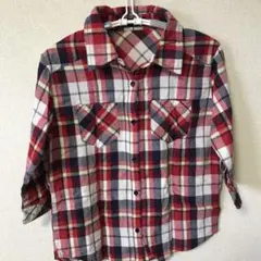 CECIL McBEE チェック柄　七分袖シャツ