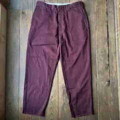 未使用 ニコアンド 別注 Dickies テーパード チノパン ワイドパンツのサムネイル
