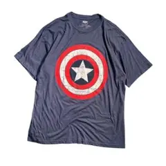 7TSM2【MARVEL】キャプテン・アメリカ Tシャツ 半袖　古着used