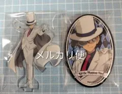 名探偵コナン　中国限定　永遠の一瞬　怪盗キッド　アクリルジオラマ　楕円缶バッジ