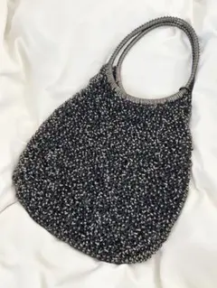 アンテプリマ　ワイヤーバッグ　ブラック　ラウンド　ドロップ