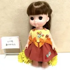 メルちゃんソランちゃんワンピース　いちごさん　＊321