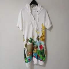 ScoLar 半袖パーカー ワンピース