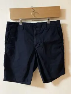 【夏準備】UNIQLO チノショートパンツ L ネイビー 綿100%